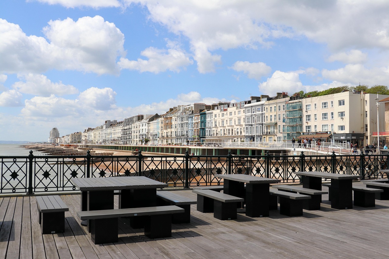 Hastings seafront terraces