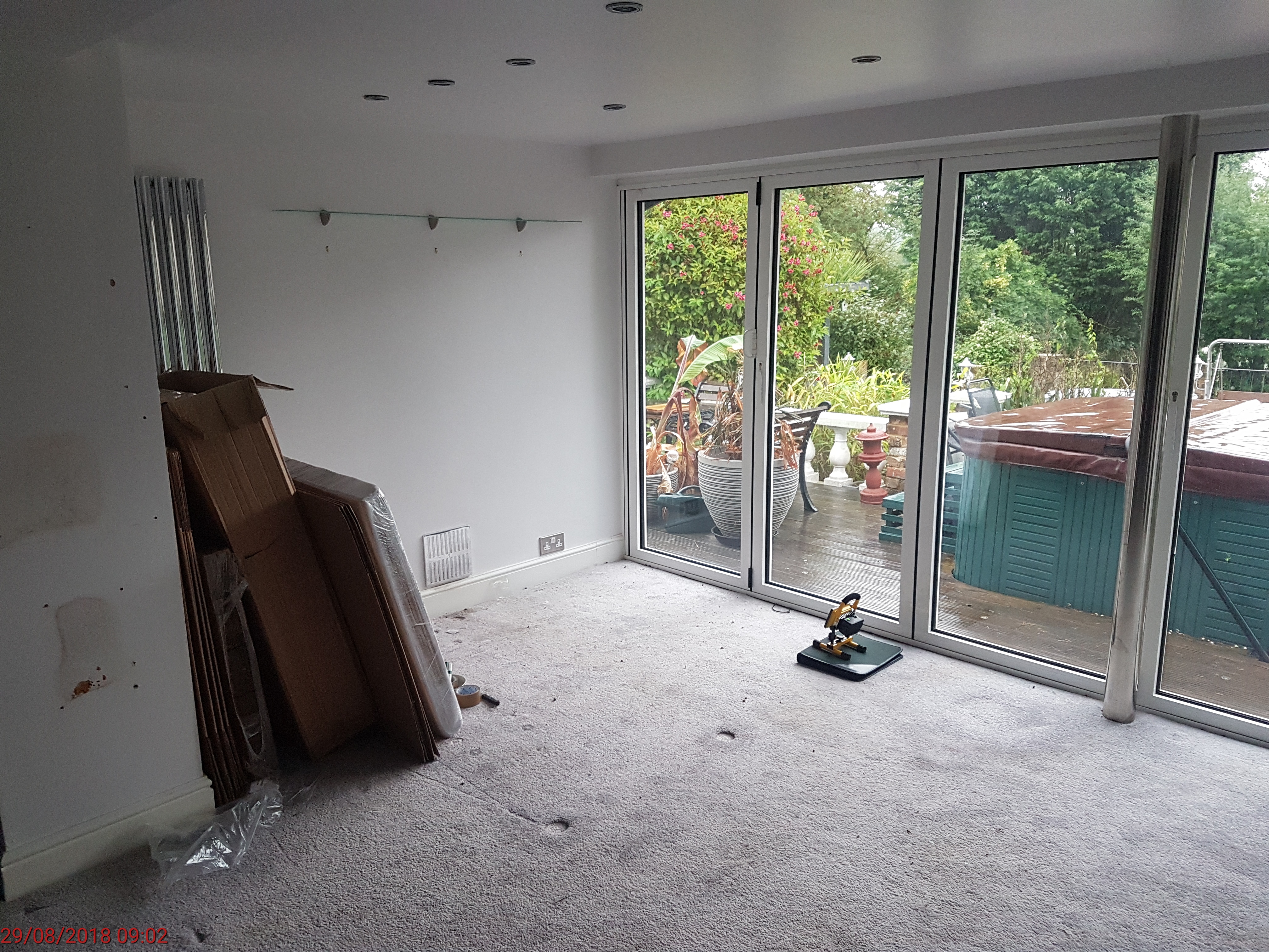 Domestic property being inspected