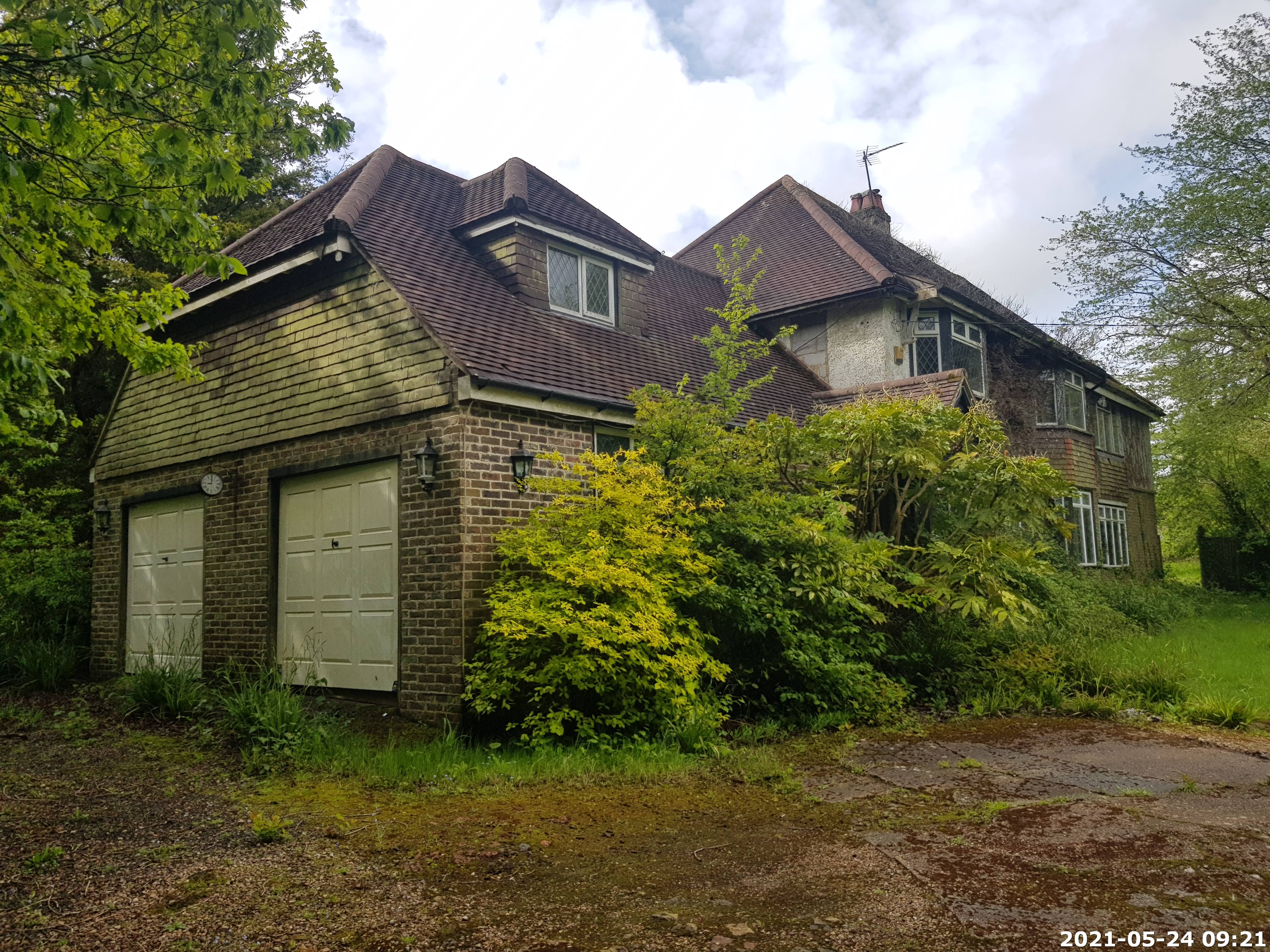 Empty domestic property with a time-stamped photo
